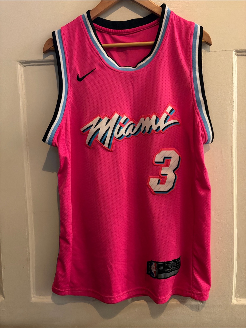 Nike NBA Dwyane Wade Miami #3 Jersey Neon